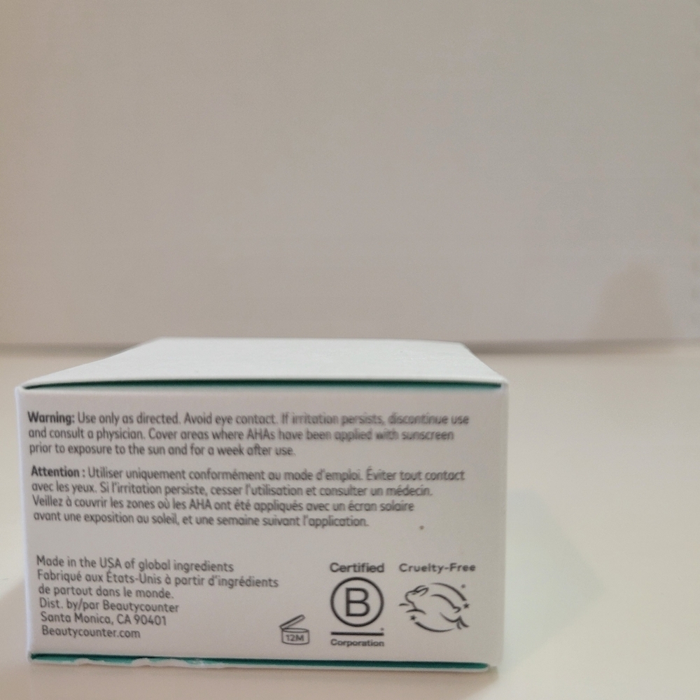 NWOT Beautycounter Reflect Effect AHA smoothing Facial Mask 0.5 fl oz - Picture 5 of 5